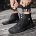European Warm Series Men's Casual Shoes New 2025 Spring And Autumn Warm Fleece Snow Sock Mouth High-top Martin Boots For Men_vogvips.com