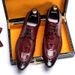 Explosive alligator leather shoes men's business casual leather men's shoes British trend pointed head is Put on shoes_vogvips.com