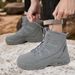 New Leather Spring Men's Shoes High-top Men's Heightening Tooling Martin Boots_vogvips.com