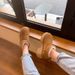 Han Same Style Thick Heel Thick Bottom High Heel Short Tube Snow Boots Women's Winter New Velvet Thick Cotton Shoes Short Boots Cowhide_vogvips.com