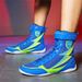 High Traction Wrestling Shoes For Boxing, Powerlifting, Weightlifting & Bodybuilding Lightweight Non-Slip High Top Sports Fitness Footwear_vogvips.com