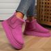 SHLIANG New Winter Women Snow Boots Plush Warm Non Slip Waterproof Ladies Flats Sneakers Casual Slip on Female Ankle Boots Botas Mujer Y0078_vogvips.com