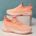 Women's Large Size Women's Shoes Fly-woven Breathable Sports Shoes Casual Shoes Single Shoes Mesh Shoes_vogvips.com