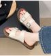 Summer New Women's Fashion Versatile Square Buckle Trendy Home Non-Slip Flat Beach Sandals For Outdoor Wear_vogvips.com
