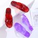 New Bathroom Plastic Slippers For Outdoor Wear, Summer Crystal Slippers For Women, Non-Slip Transparent Odor-Resistant Jelly Slippers_vogvips.com