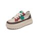 Little White Shoes Female Students Thick-soled Heightening Shoes Mesh Breathable Casual Shoes_vogvips.com