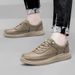 Height-increasing Men's Shoes Men's Casual Leather Shoes Genuine Leather One-pedal Sports Shoes Men's Warm And Fleece Board Shoes_vogvips.com