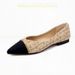 First-Layer Cowhide Summer New Style New-Inspired Color-Block Pointed-Toe Flat Shoes For Women, Korean Version,_vogvips.com