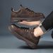 Men's New Autumn Board Men's Casual Leather Trend Versatile Sports Anti Slip And Wear-Resistant Work Shoes_vogvips.com