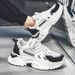 Men's Shoes Summer Breathable New Style Trend All-match Youth Sports Leisure Thick Bottom Heightening Little White Dad Shoes_vogvips.com