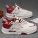 Men's Casual Low-Top Sneakers For All Seasons, Fashionable Teenagers' Trendy Korean-Style Student Sports Shoes, White Sn_vogvips.com