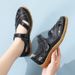 In-stock Large-size Summer New Sandals, Nurse White Hollow-out Perforated Shoes, Foreign Trade Genuine Leather Casual_vogvips.com