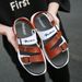 Men's Sandals With Anti Slip A Sense Of Stepping On Poop, Suitable All Seasons. Can Be Worn Both Driving Non Slip. They_vogvips.com