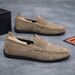 SHLIANG New Men's Loafers Lightweight Breathable Casual Shoes Men Flat Driving Shoes Soft Sole Slip-on Business Shoes Sneakers Y0228_vogvips.com