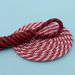 Two-tone Twill And Polka Dot Round Shoelaces With A Stylish Shoe Rope_vogvips.com