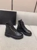 Platform Biker Ankle Boots Elongate The Legs Upper Cowhide Winter Shoes_vogvips.com