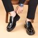 New Releases In December Casual Style Slip-On Loafers Men's Genuine Leather Business Thick-Soled Shoes Dropshipping Moccasins_vogvips.com