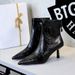 1895-2 European And American Retro Style Pointed Toe Stiletto High Heel Fashion Versatile Women's With Back Zipper_vogvips.com