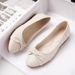 Beef Tendon Soft-soled Doudou Shoes, Mother One-pedal Pointed Flat-soled Shallow-mouth Women's Single Shoes_vogvips.com
