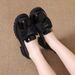 Soft Spring/Summer New Loafers Patent Bowknot Single Women Thick Heel Platform British Style Versatile Small Leather_vogvips.com
