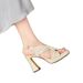 Summer Waterproof Platform Fashion Cross-strap Roman Sandals, Open-toe, Comfortable High Heels, Chunky Heel, 2025 New_vogvips.com