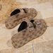 Women's Plus Size Platform Slippers Khaki Color Rose Print Lightweight Comfortable Slippers_vogvips.com