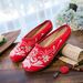 Slippers, Single Slippers/cotton Linen Tassel Round Toe Flat Bottomed Cloth Sh, Cool Slippers, Embroidered Women's_vogvips.com