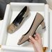 2026 5A Spring RV Square Buckle Shallow Mid-Heel Top Quality Patent Leather Chunky Heel Bridesmaid Socialite Flat Wedding Shoes_vogvips.com