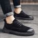New Leather Spring Men's Shoes High-top Men's Heightening Tooling Martin Boots_vogvips.com