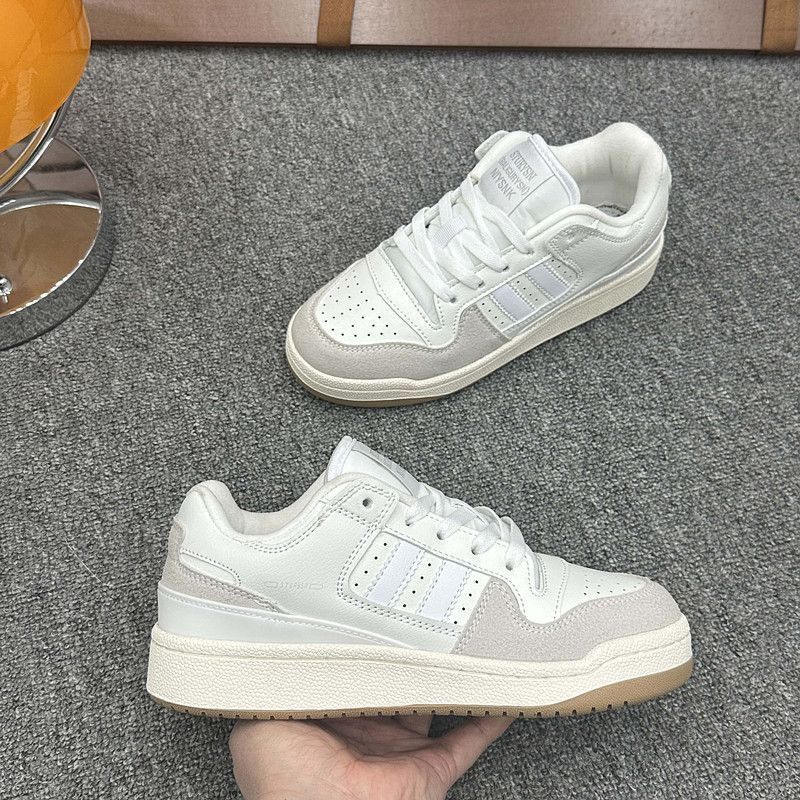 Unisex Style Chunky Sole White Sneakers Comfortable Casual Classic Trendy Sneakers For Couples Perfect For Summer_vogvips.com