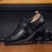 202 New Formal Business Non-slip, Wear-resistant, Stylish Men's Shoes, British Style, Breathable, Trendy Leather Shoes_vogvips.com