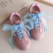 White Lace Accessories Bow Shoelaces Pearl Ballet Adaptable Toe Shoes Casual Shoes Sports Shoes Ins Style_vogvips.com