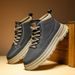 European Warm Series Autumn New British Style Mid-Top Martin Men's Casual Work Trendy Low-Top Ankle Boots Leather Shoes_vogvips.com