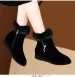 Womens Degree Resistant Fur Ankle Multiple Colors Warm Lined Rhinestone Snow Non Slip Flat Suede Winter Boots For Cold_vogvips.com