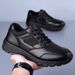 New Platform Cow Leather Casual Sneakers For Men Designer Autumn Winter Cotton Black Outdoor Men's Sports Shoes Zapatos Hombre_vogvips.com