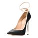 Fashion Single Shoes Pointed Toe Shallow Mouth Lace-up Irregular Heel Women's High Heels Women Pump_vogvips.com