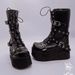 2022 New Punk Belt Buckle Thick Sole Side Zipper Short For Women Plus Size Boots_vogvips.com