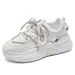 Ins Korean Version Autumn New Item Dad Female Student Sports Shoes Running Casual Thick Sole Height Increasing_vogvips.com