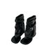 2119-3~ Chunky Heel French Style Toe Clip Sandals For Women 2024 Summer New Western Jeans Tube Short Boots_vogvips.com