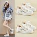 Little White Shoes Female Students Thick-soled Heightening Shoes Sports Board Shoes Casual Street Shoes_vogvips.com