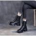 2025 Martin For Women High Heels Versatile Thick Sole Spring And Autumn Thin Breathable Lightweight Short Boots Cowhide_vogvips.com