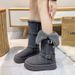 Fleece Thickened Long Tube Snow Cotton Shoes Heightened Thick-soled High Tube Snow Boots Women's Models_vogvips.com