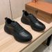 2025 New Top Layer Cowhide Light Luxury Trendy Brand Genuine Leather Thick Sole Height Increasing Casual Sports Dad_vogvips.com