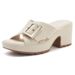 New 2025 Spring Summer Thick Sole Sandals For Women Casual Comfortable Large Size Metal Buckle Slippers_vogvips.com