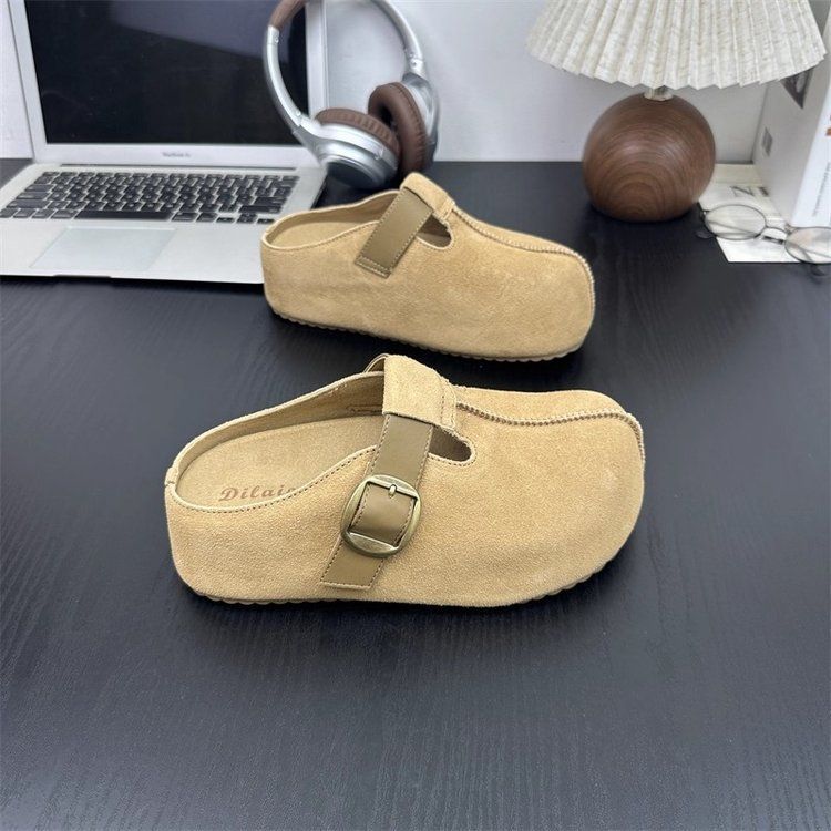 Women's Trendy Fashion Lightweight Platform Slippers 6 Cm Summer Arrival Casual Hollow out Slippers with Belt Buckle_vogvips.com