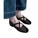 Lancui~ French Style Soft Sole Women's Flat Ballet Shallow Mouth Evening Cross Strap Mary Jane Shoes_vogvips.com