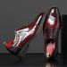 Mens High Quality Men's Pointed Oxford Wedding Leather Men Dress Shoes 2024 Gentleman Office Man Shoe_vogvips.com