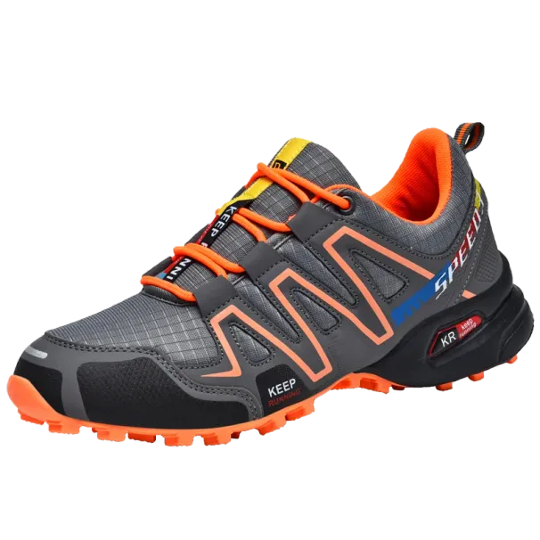 Men's Boots Men's Lockless Casual Cycling Shoes Outdoor Hiking Shoes Off-Road Non-Slip Anti-Collision Breathable High-Quality_vogvips.com