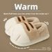 Qidan Shoe Factory Closed-Toe Cotton For Women Winter Indoor Home Fleece-Lined Thick Soft Sole Warm Outdoor Furry_vogvips.com