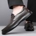 TerraStride Men's 2025 Autumn Hot Style Cowhide Soft Sole Breathable Business Casual Leather Thin Slip-On Dad Shoes Men_vogvips.com